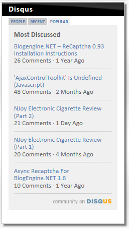 disqus kombinált nézet