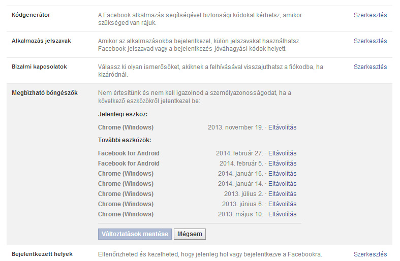 fb settings trusted devices