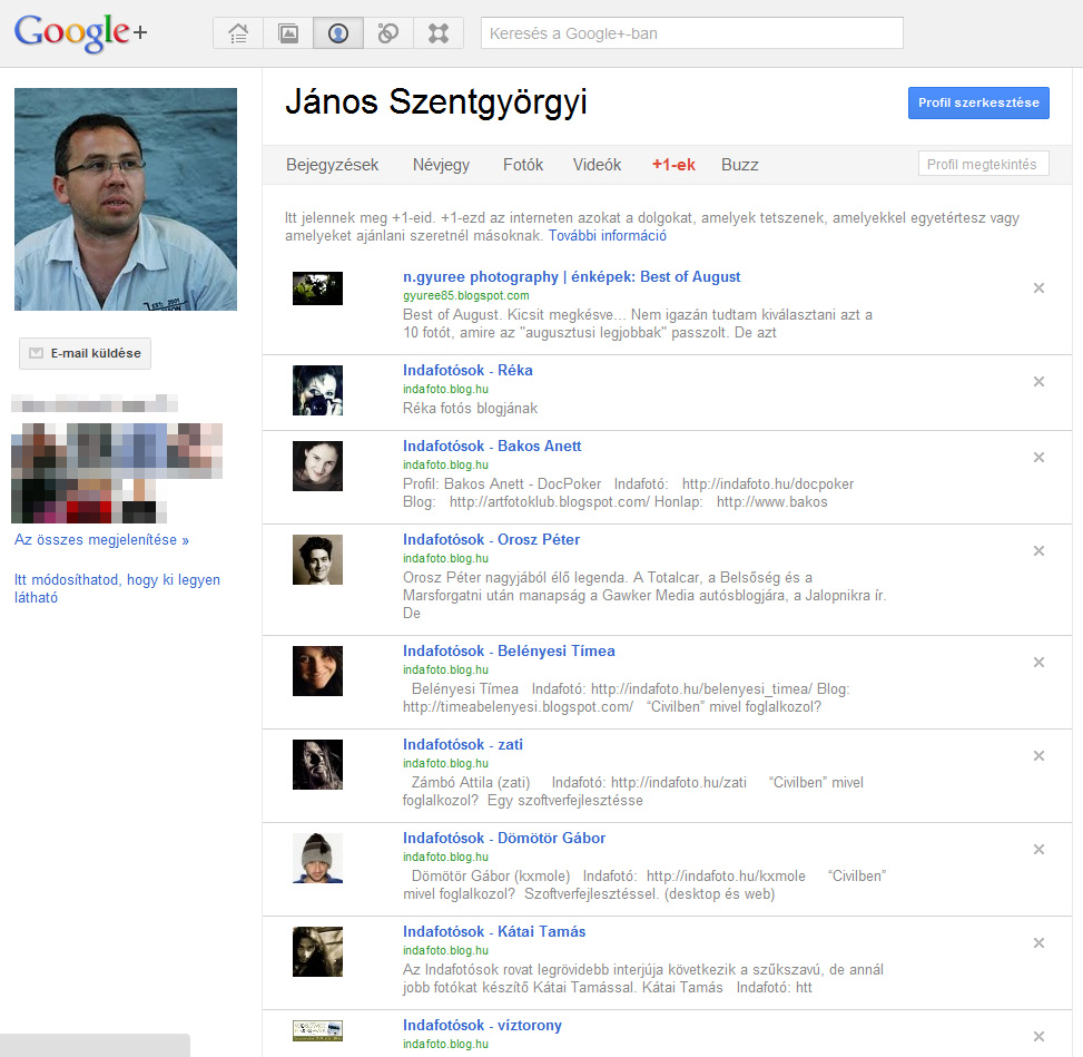 Google plusz1-ek