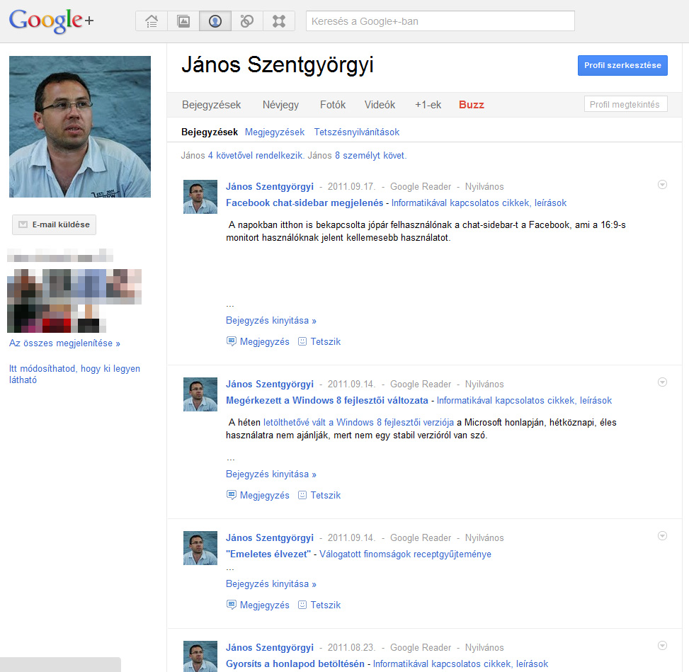 google plus buzz