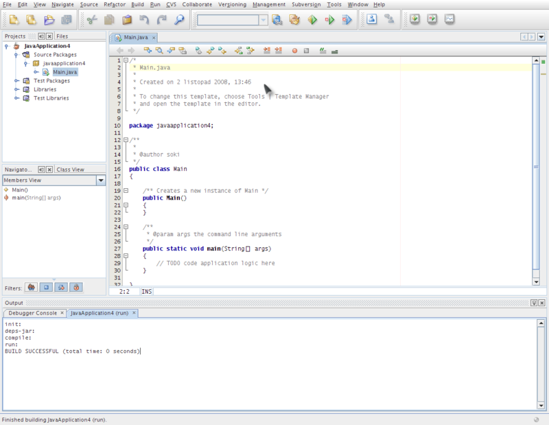 netbeans - editor