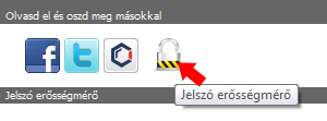 Jelszó erősségmérő