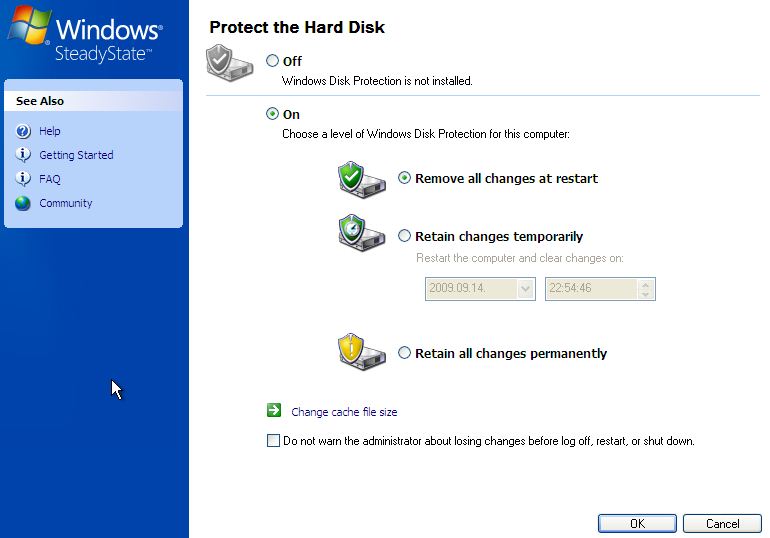 Merevlemez (HDD) védelem